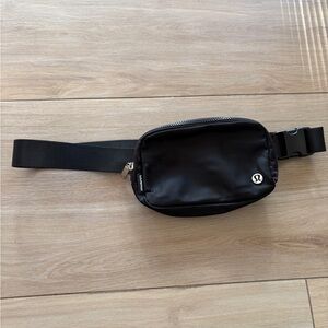 lululemon Classic Black Belt Bag